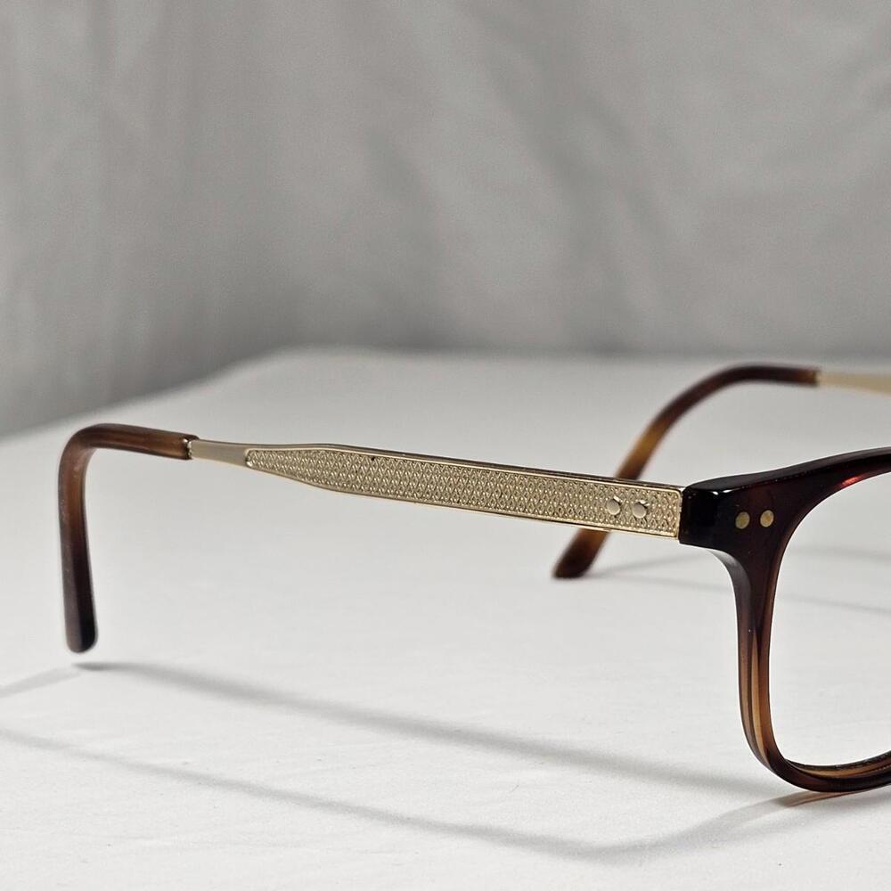 Scott Harris Vintage Europa Tortoise Eyeglasses Square Frames Only 50-20-145 - Picture 8 of 8